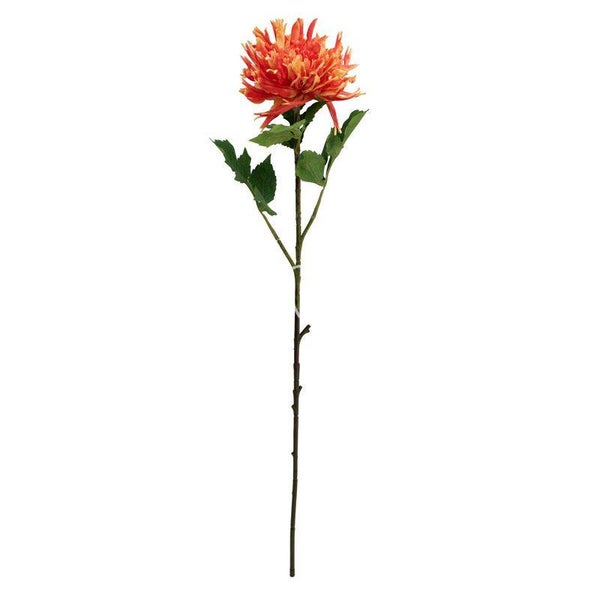 Zijdenbloem | Kunstbloem | Dahlia | Oranje | Colmore | 78cm