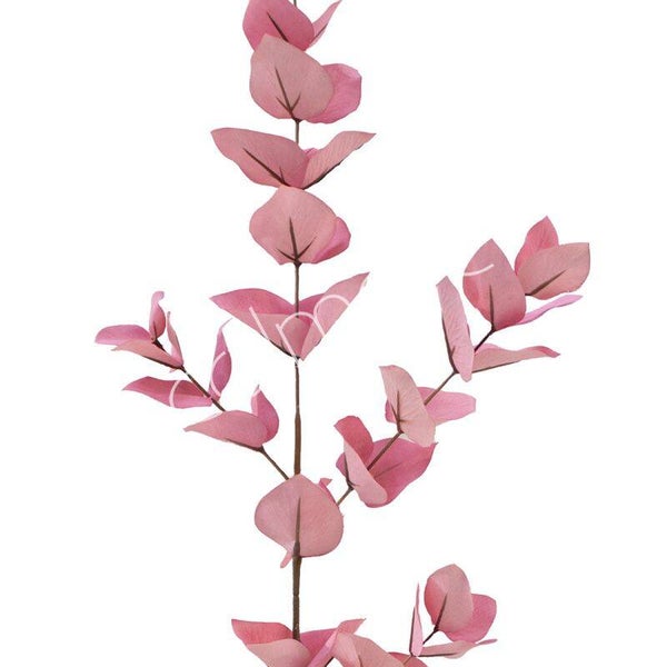 Zijdenbloem | Kunstbloem | Eucalyptus | Roze | Colmore | 90cm