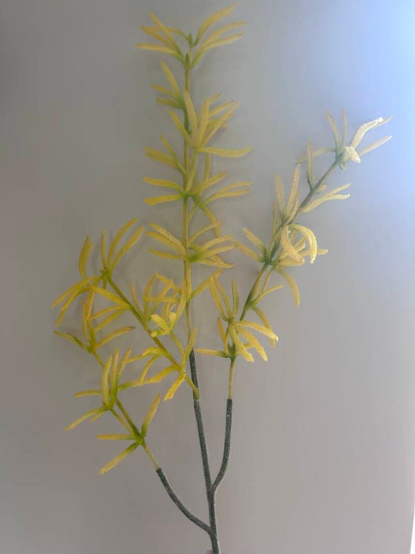 Zijdenbloem | Fruit Spray | Geel | 85cm