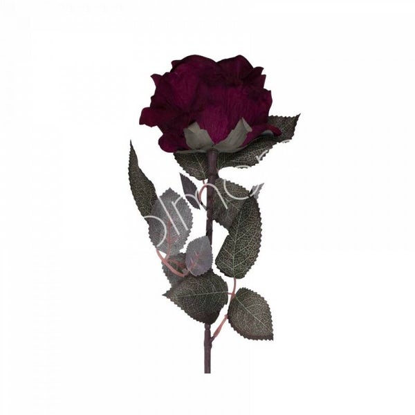 Zijdenbloem | Kunstbloem | Roos | Rood | Colmore | 75cm