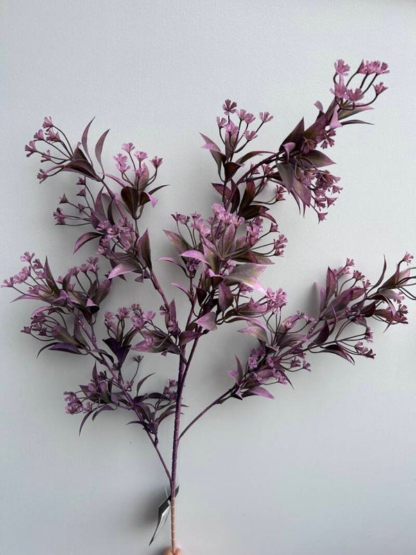 Zijdenbloem | Kunstbloem | Mimosa | Paars | Colmore | 98cm