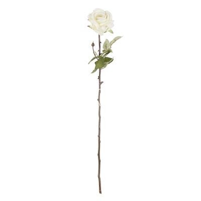 Zijdenbloem | Roos | Wit | 76cm | Colmore