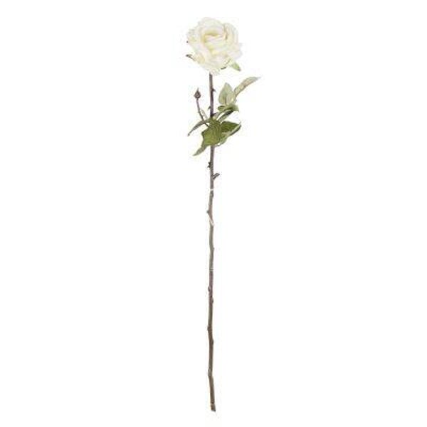 Zijdenbloem | Roos | Wit | 76cm | Colmore