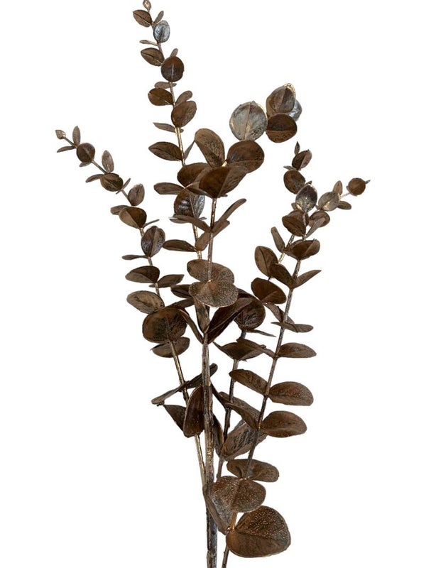 Zijdenbloem eucalyptus goud