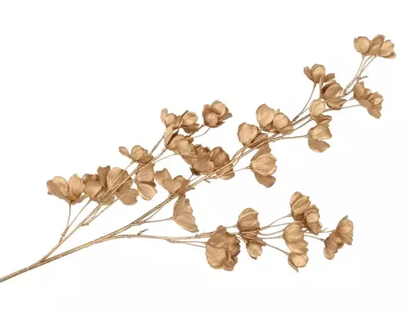 Zijdenbloemen Wolfberry goud (106cm)