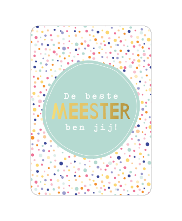 sale Ansichtkaart de beste meester