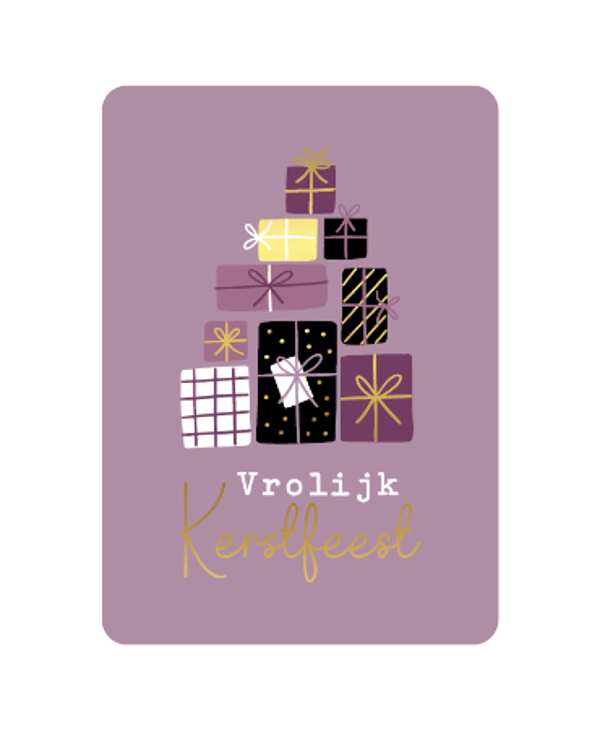 kerst ansichtkaart vrolijk kerstfeest