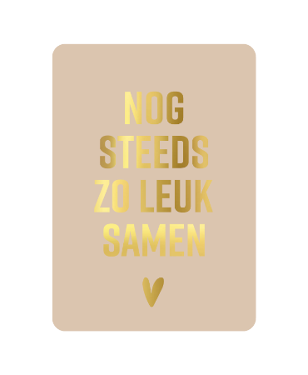 ansichtkaart nog steeds zo leuk samen