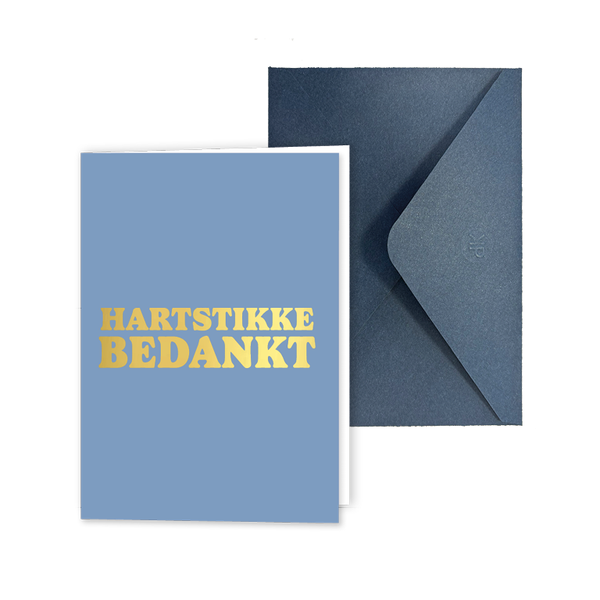 wenskaart hartstikke bedankt