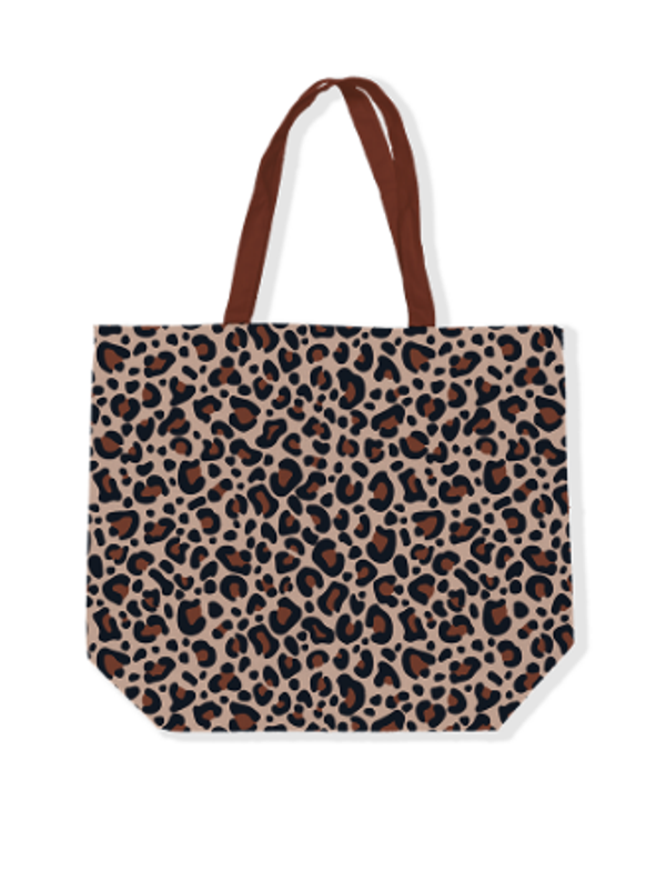 tas jaguarprint bruin