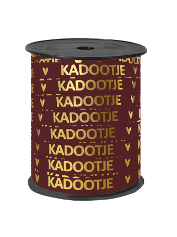 kadolint kadootje donker rood