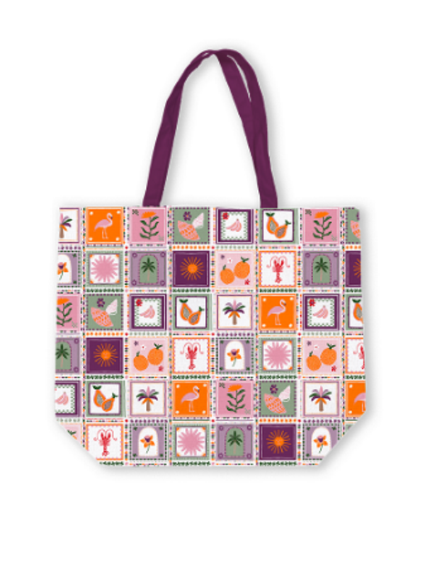 canvas tas bohemian