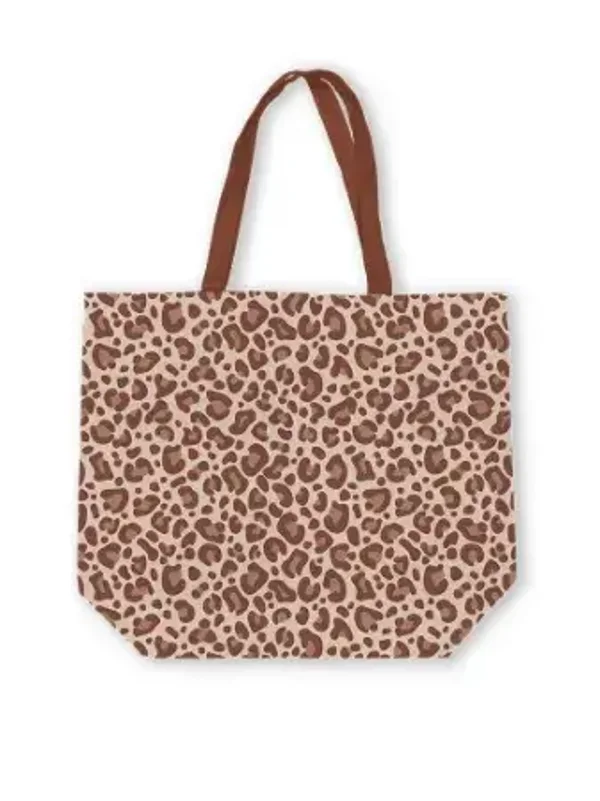 canvas tas jaguar print