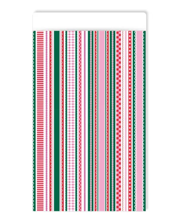 cadeauzakje color strepen L