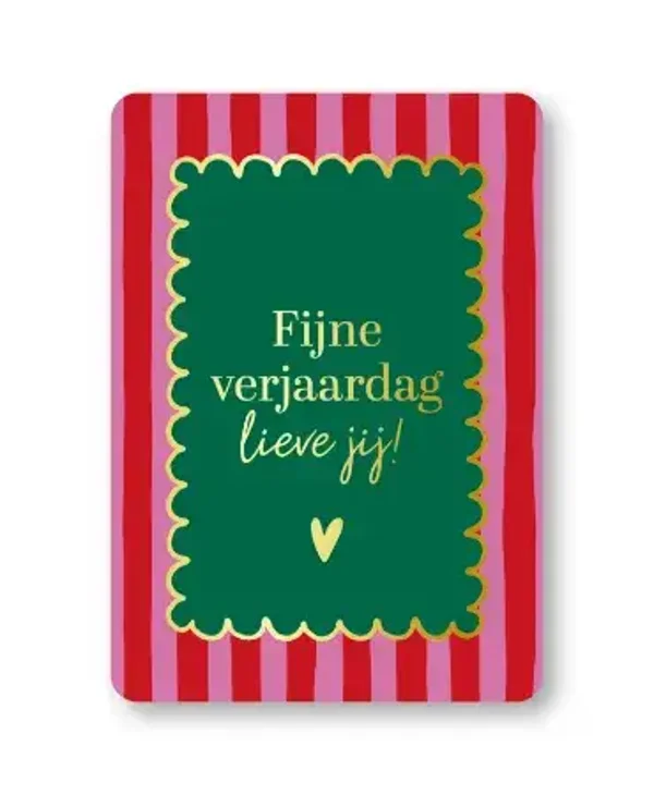 ansichtkaart fijne verjaardag lieve jij