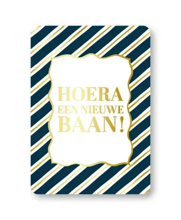 cadeaukaartje hoera een nieuwe baan