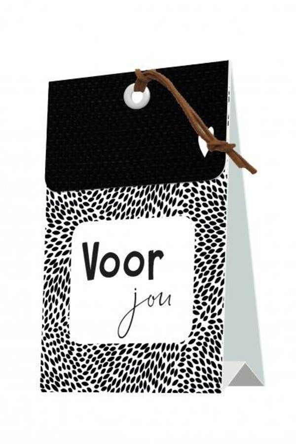 geurzak voor jou zwart wit