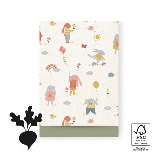 Cadeauzakje Sweet Bunny (L)