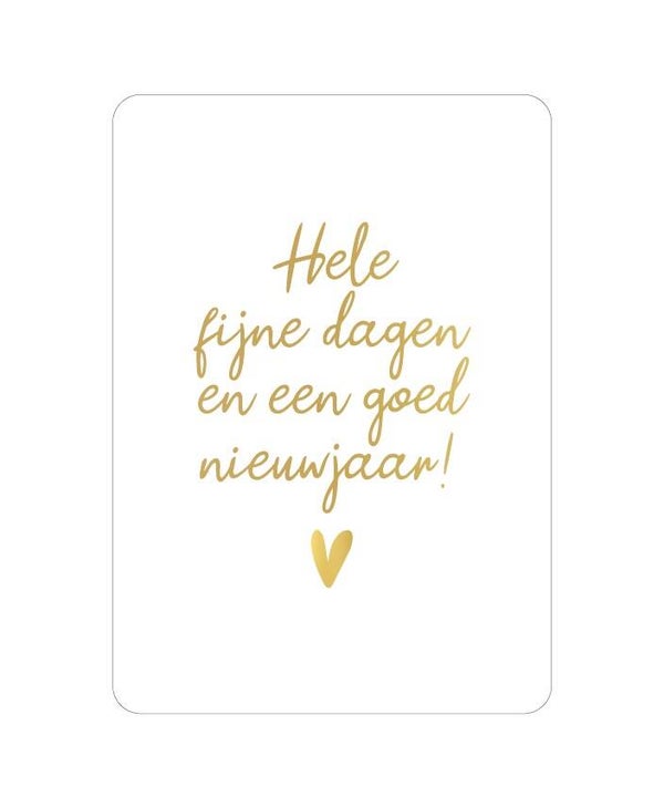 kerst cadeaukaartje hele fijne dagen