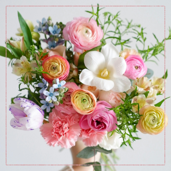 wenskaart boeket fleurig COMING SOON