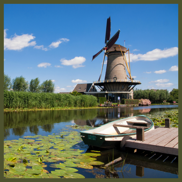 wenskaart boot met molen COMING SOON