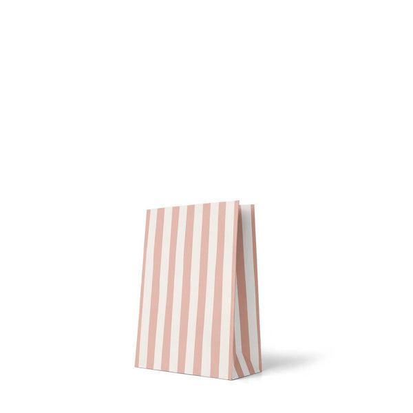 blokbodemzak oud roze/beige
