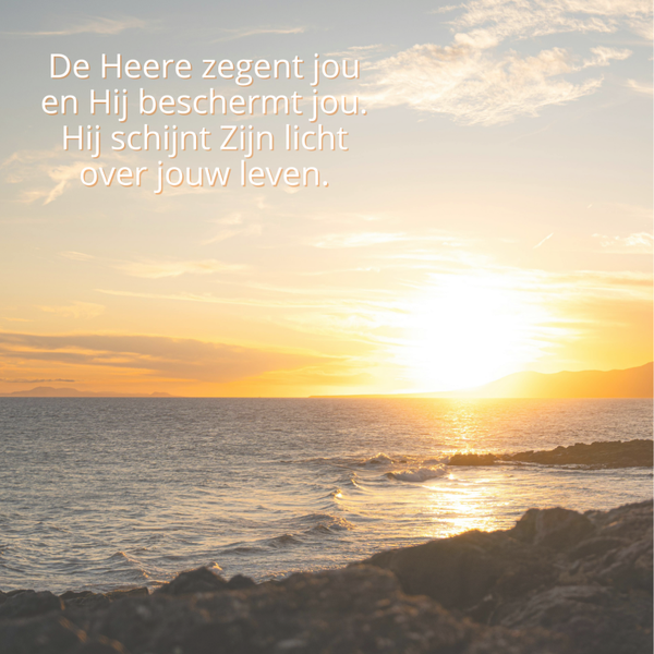 wenskaart De Heere zegent jou COMING SOON