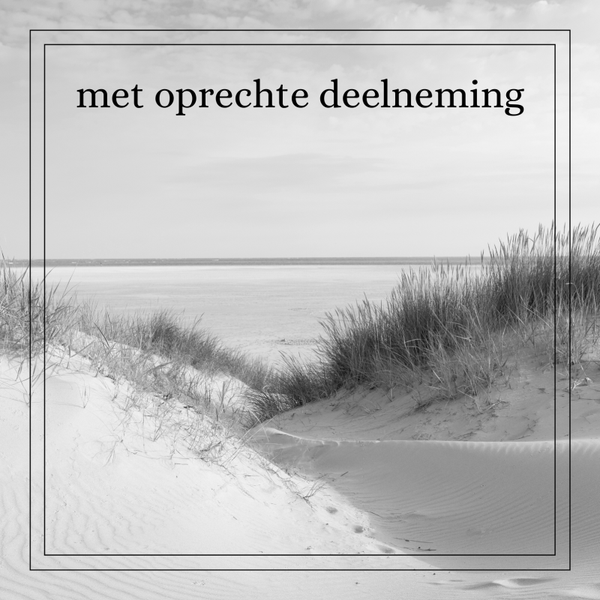 wenskaart deelneming duinen met rand COMING SOON