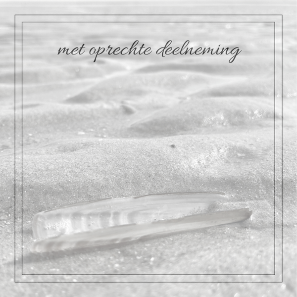 wenskaart deelneming meshelft strand COMING SOON