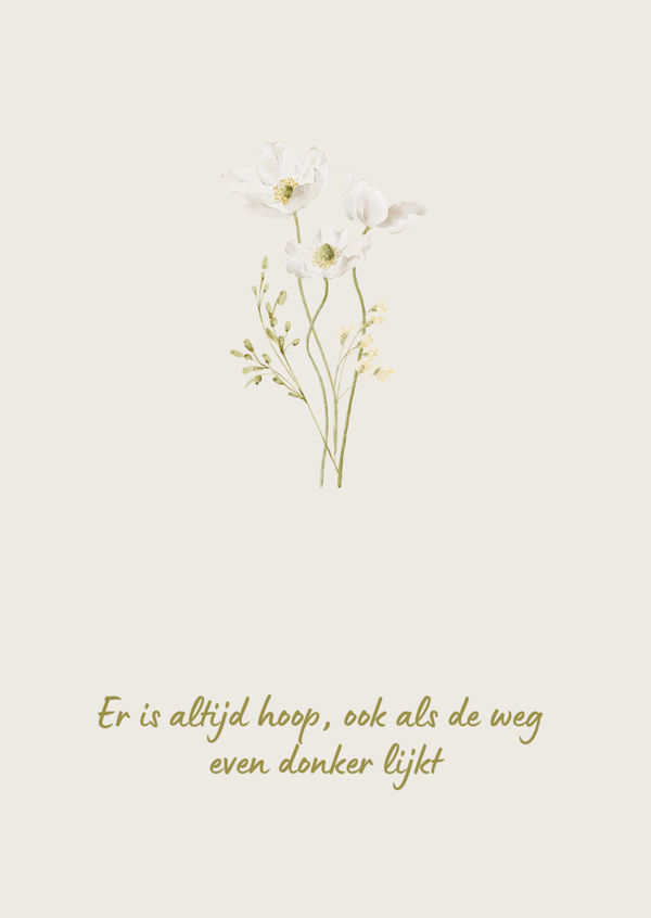 ansichtkaart er is altijd hoop