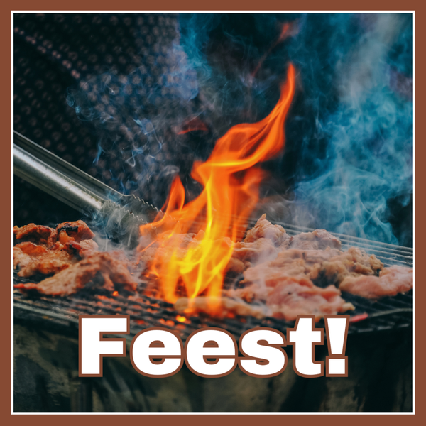 Wenskaart Feest bbq