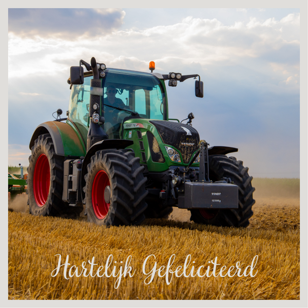 wenskaart Hartelijk Gefeliciteerd fendt COMING SOON