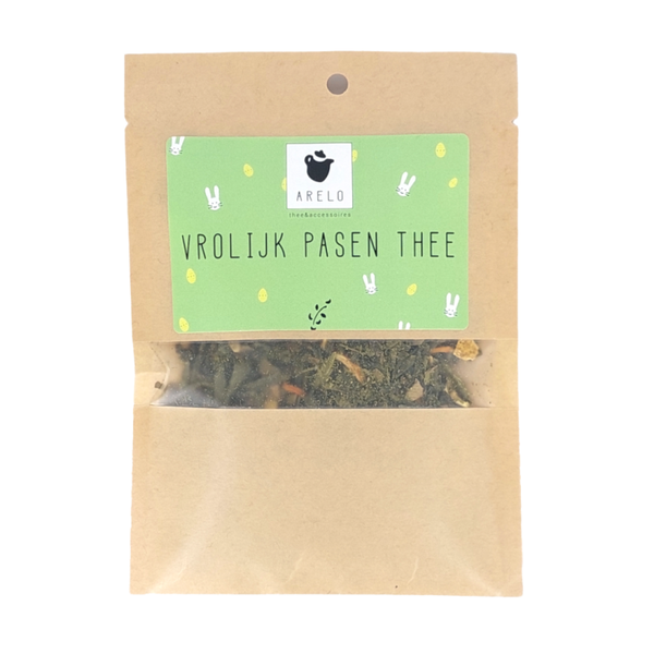 vrolijk pasen thee zakje