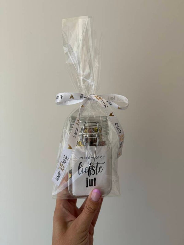 weckpotje met eigen tekst