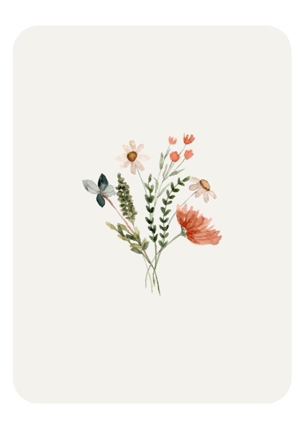 ansichtkaart blanco bloemen 9 COMING SOON