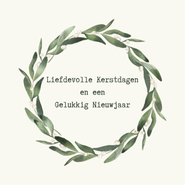 kerst wenskaart LIEFDEVOLLE KERSTDAGEN B