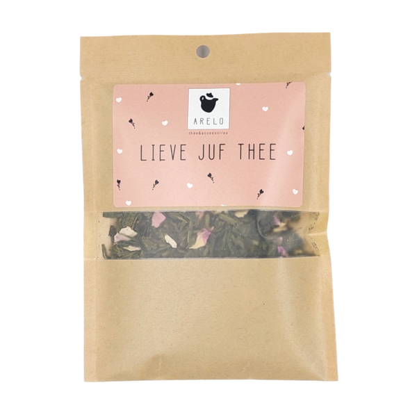 thee lieve juf thee zakje