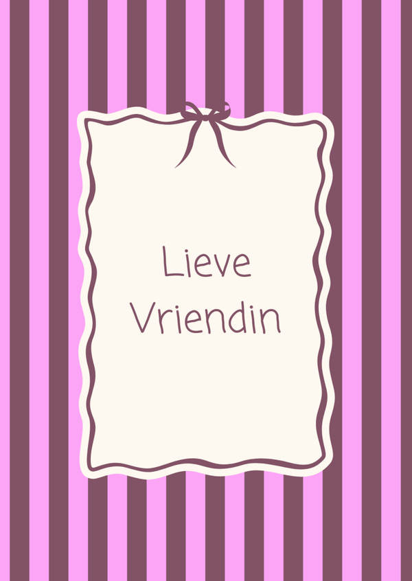 cadeaukaartje lieve vriendin