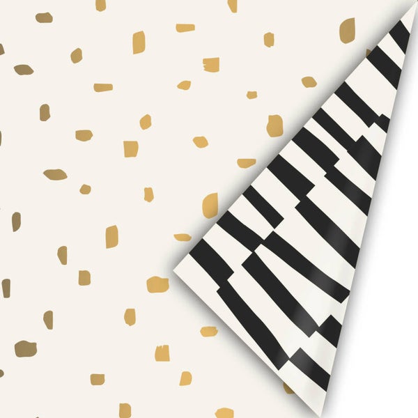 kadopapier gold dots dubbelzijdig