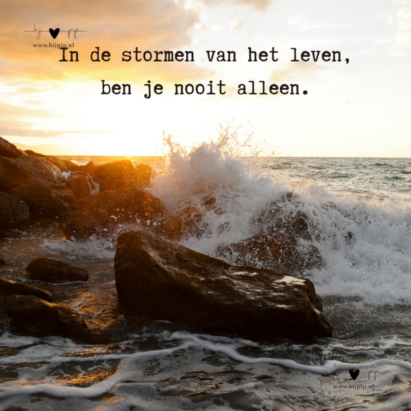 Wenskaart In de stormen van het leven BINNENKORT WEER OP VOORRAAD