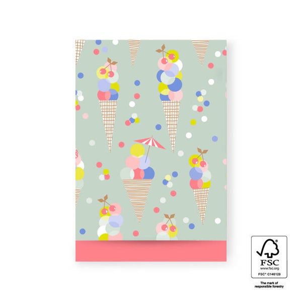 cadeauzakje ice confetti L