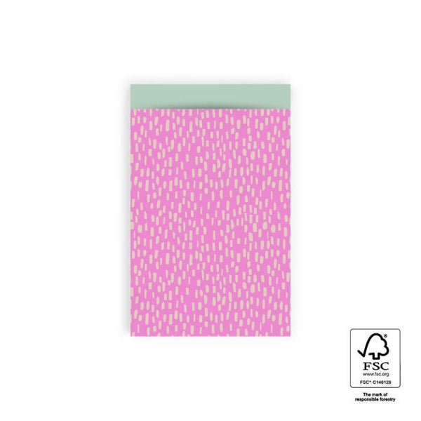 cadeauzakje Sparkles Pink M