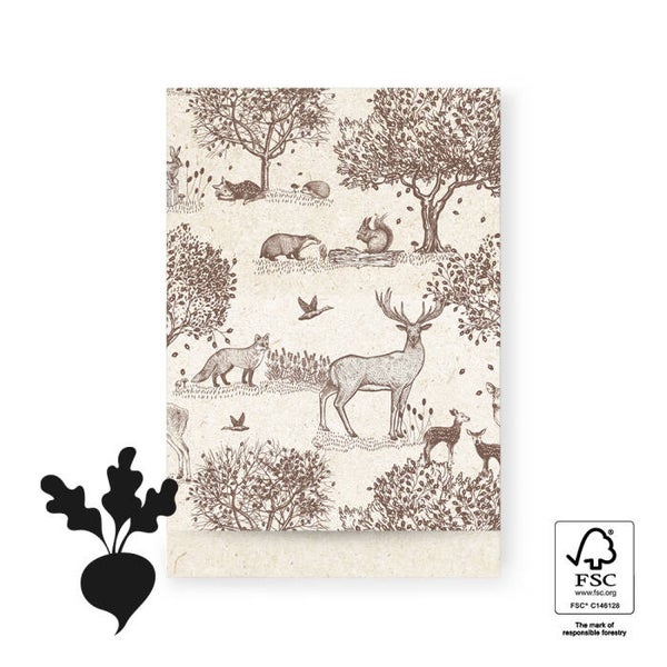 cadeauzakje forest animal pulp L BINNENKORT VERKRIJGBAAR