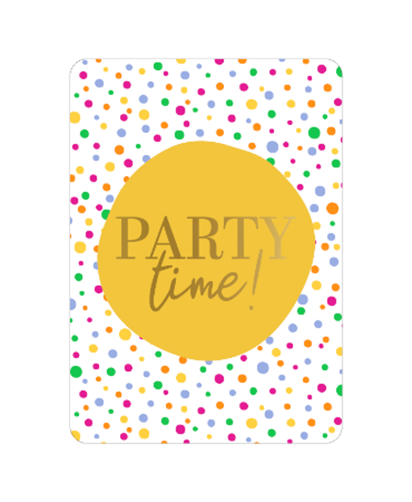 ansichtkaart party time