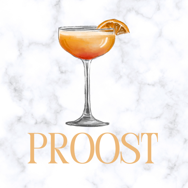 Wenskaart Proost coctail BINNENKORT WEER OP VOORRAAD