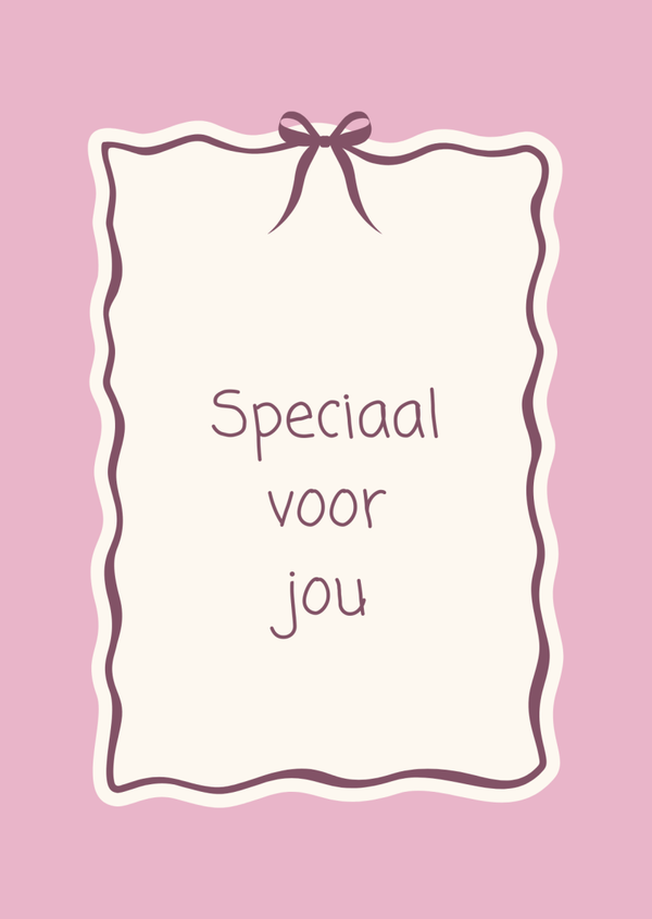 ansichtkaart speciaal voor jou