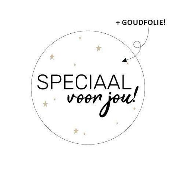 sticker speciaal voor jou 40mm