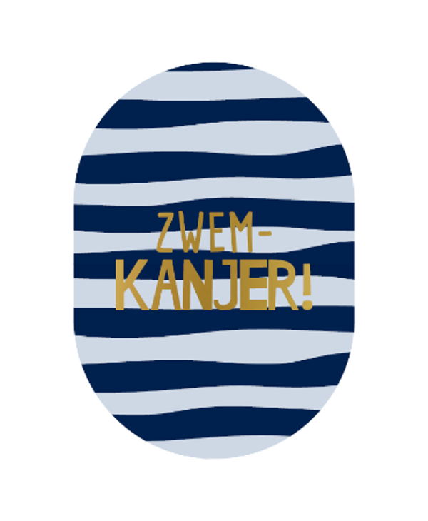 ansichtkaart zwemkanjer