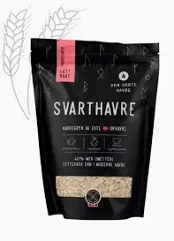 Havregryn lettkokt Den Sorte Havre 500g