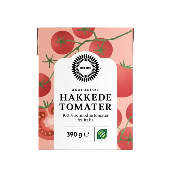 Hakkede tomater 390g Helios